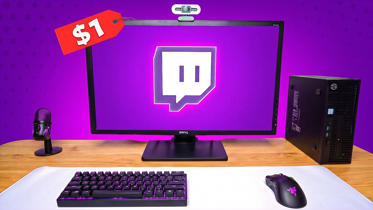 I Built a Streaming Setup for $1! Video Thumbnail